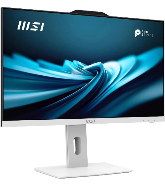 Моноблок MSI Pro AP242P 14M-807XRU 23.8' Full HD i7 14700 (2.1) 32Gb SSD 512Gb UHDG 770 без ОС GbitEth WiFi BT 120W клавиатура мышь Cam белый 1920x1080 (9S6-AE0622-1057)