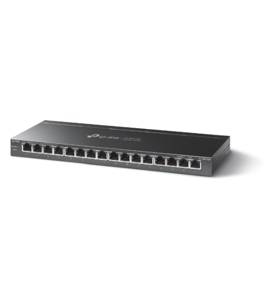Коммутатор настольный TP-Link TL-SG116P с 16 гигабитными портами PoE+