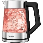 Чайник электрический Hyundai HYK-G4402 1.7 л, 2200 Вт, черный/серебристый корпус: стекло, фото3