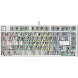 Клавиатура A4Tech Bloody MS76 проводная, USB Type-A, белый