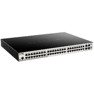 Коммутатор D-Link DGS-1510-52XMP/A2A, 48×1 Гбит/с + 4×10 Гбит/с SFP+, управляемый