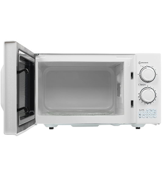 Микроволновая печь BBK 23MWS-927M/W белый, 23 л, 900 Вт, переключатели - поворотный механизм