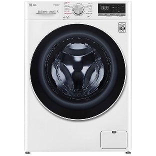Стиральная машина LG F4V5RYP0W белая, загрузка фронтальная 10.5 кг, 1400 об/мин, класс A