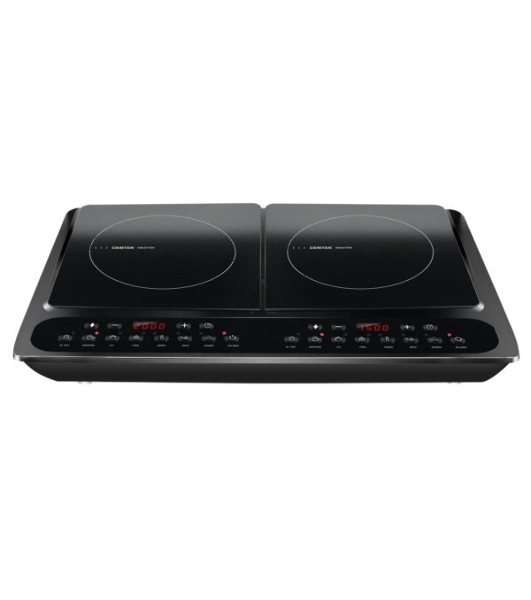 Плита настольная электрическая Centek CT-1514 черный, 3.5 кВт, индукция, конфорки - 2, стеклокерамика, сенсор