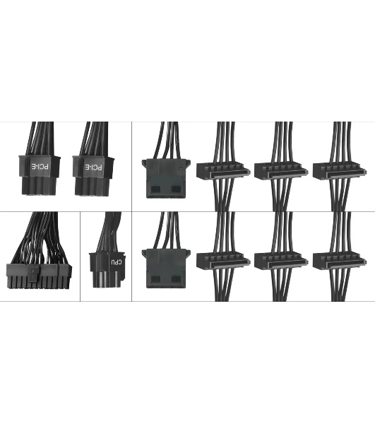 Блок питания Bloody BD-PS500W, 500Вт, 80 PLUS белый, 120мм,черный