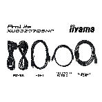Монитор 32' Iiyama ProLite XUB3297QSNP-B1 IPS QHD, 100 Гц, 1 мс (MPRT), 16:9, 350 кд/м², HDMI 2.0, DP 1.4, USB-C (95 Вт PD), встроенные динамики (2x2.5 Вт), KVM-модуль, поворотная подставка, черный, фото12