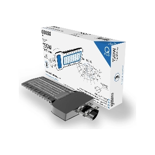 Светильник светодиодный уличный консольный Gauss Qplus LED ДКУ 150 Вт 18000 Лм 5000К IP65 120-260 В КСС Ш 535х260х64 мм