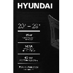 Кронштейн для телевизора Hyundai GL-R1 черный 20'-29' макс.15кг настенный поворот и наклон, фото2