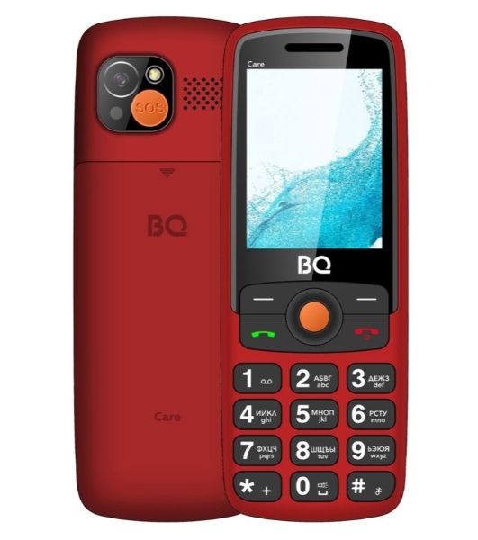 Мобильный телефон BQ 2459 Care красный