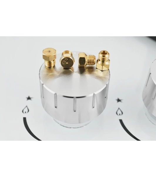 Варочная панель газ ZUGEL ZGH603W, белая
