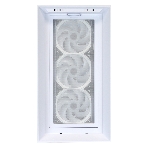 Компьютерный корпус ACD Lagrange; ATX, белый, FANS: 120мм ARGb: 3 Top + 1 Rear + HUB. Drive bay int: 3x3,5'; + 3x2,5';. 2xUSB 3.0+1xUSB-C, Audio I/O, Up to 14x120мм Fans, GPU up to 425мм, PSU max 270мм, CPU cooler up to 190мм, SPCC 1,0мм metal, 4мм TG side panel, фото7