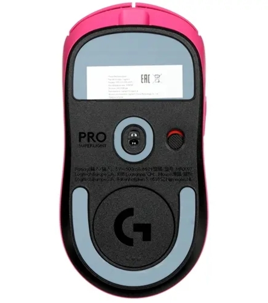 Мышь беспроводная Logitech G PRO X Superlight 2 розовый, 32000 dpi, радиоканал, USB, кнопки - 5