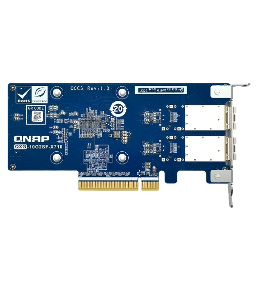Сетевая карта QNAP Expansion Card QXG-10G2SF-X710 PCIe Gen3 x8 2x10GbE(SFP+)