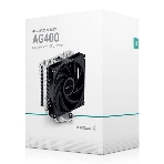 Кулер для процессора DEEPCOOL AG400 черный, 120 мм, алюминий/медь, 2000 об/мин, 31.6 дБ, 4 pin, 220 Вт, 150 мм, фото2