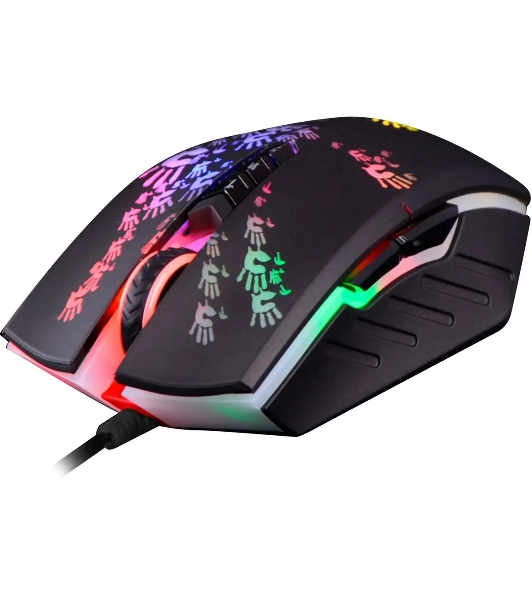 Мышь проводная A4Tech Bloody A60A черный, 6200 dpi, USB Type-A, кнопки - 8