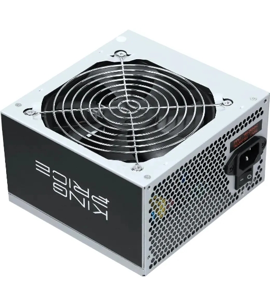 Блок питания KingPrice KPPSU500 ATX 500W (20+4pin) 120мм fan 4xSATA