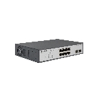 Коммутатор неуправляемый PoE ORIGO Unmanaged Switch 8x1000Base-T PoE, 2x1000Base-X SFP, PoE Budget 120W, 19' w/brackets, фото2