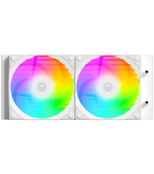 Система жидкостного охлаждения ID-Cooling FX240 Inf ARGb Soc-AM5/AM4/1200/1700/1851 белый 4-pin 27.2dB Al+Cu 300W Ret (FX240 INF белый)