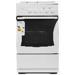 Плита комбинированная Flama RK 2201 W белый, конфорок 2 газовых и 2 электрических, духовка 50 л, 50 см x 85 см x 54 см, фото 1