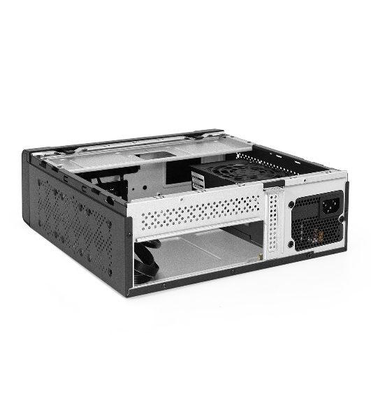 Компьютерный корпус Desktop ExeGate FL-102-TPS350 (mini-ITX, БП TPS350 с вент. 8см, 2*USB + 1*USB 3.0, аудио, черный)
