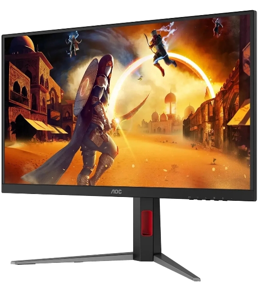 Монитор 27' AOC Q27G4S IPS 2560x1440, 300 Гц, 1 мс, 16:9, 350 кд/м², DP 1.4, 2xHDMI 2.1, DisplayHDR 400, FreeSync, черный