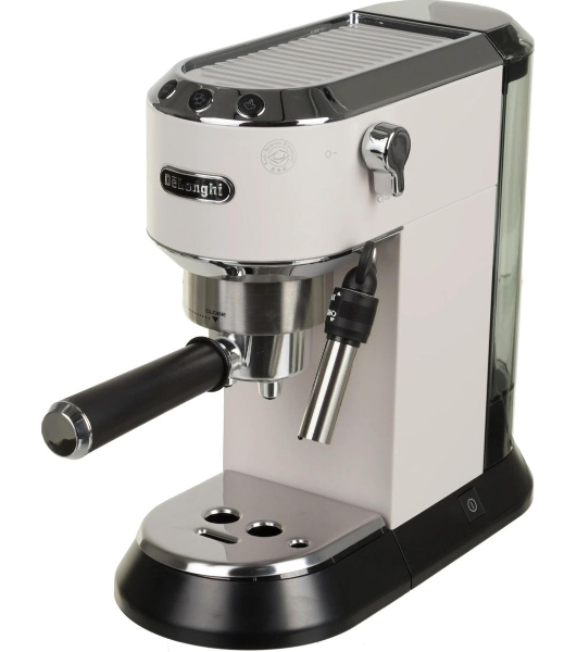 Кофеварка эспрессо DeLonghi EC685.W белый, исп. кофе - молотый/чалды, 1.1 л, 1350 Вт, 15 бар