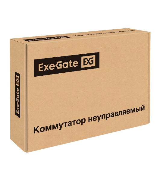 Коммутатор ExeGate EDES-1016D, 16×100 Мбит/с, неуправляемый