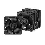 Комплект вентиляторов для корпуса Arctic S12038-8K 3 Pack черный, 120 мм, 8000 об/мин, 4 pin, фото 1