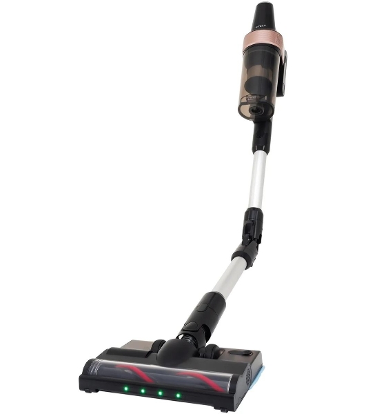 Пылесос вертикальный Vitek VT-CLS01AQUA черный/медный, питание от аккумулятора, 250 Вт, уборка влажная/сухая, пылесборник 0.55 л