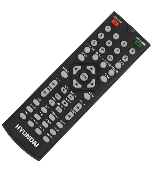 Плеер DVD Hyundai H-DVD100 черный ПДУ