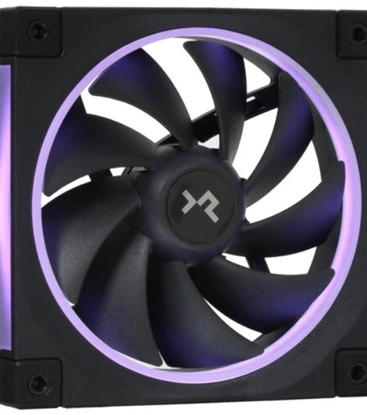 Вентилятор для корпуса DEEPCOOL FL12 черный, 120 мм, 2150 об/мин, 32 дБ, 4 pin