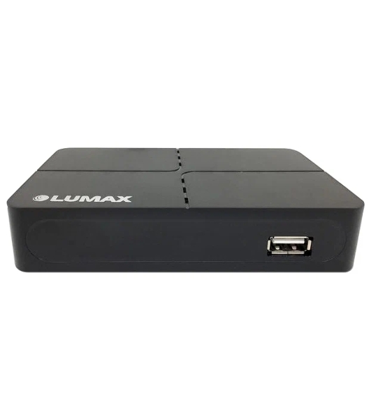Приставка для цифрового ТВ LUMAX DV2118HD черный, DVB-T2, DVB-T, DVB-C, HDMI, USB 2.0
