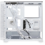 Компьютерный корпус без блока питания HSPD M740, Mesh Mid Tower, белый, TG, 0.6 SPCC, no fans, E-ATX, ATX, mATX, mITX, 170/400/200мм, 4x2.5', 2x3.5', 7xPCI, 1xUSB-A 3.0, 1xUSB-C 3.0, 460x218x450мм, фото5