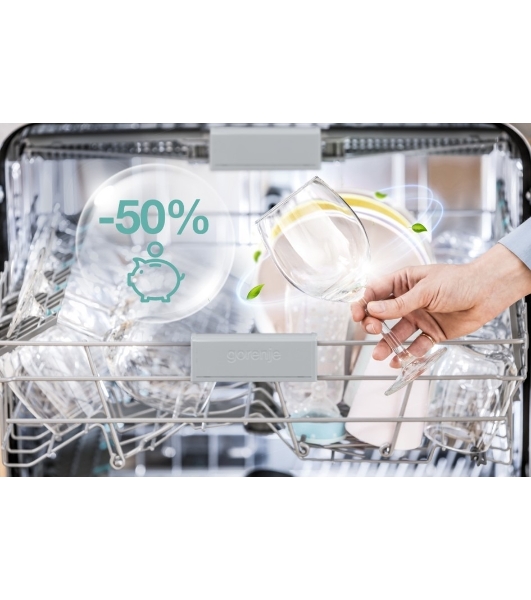Встраиваемая посудомоечная машина Gorenje GV643D90, черный, 60 см, 16 компл., 45 дБ, класс A+++