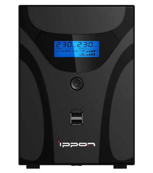 Источник бесперебойного питания Ippon Smart Power Pro II 1200 720Вт 1200ВА черный