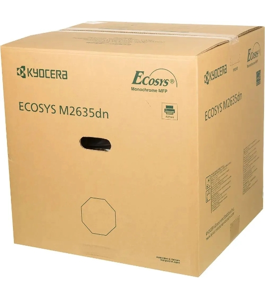 МФУ лазерное Kyocera Ecosys M2635DN (1102S13NL0), A4, ч/б, печ. до 35 стр/мин., скан. до 40 стр/мин. (ч/б) 23 стр/мин. (цвет), 1200 x 1200 dpi (печать) 600x600dpi (скан.), USB, RJ-45