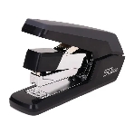 Степлер настольный Deli E0371black Exceed 24/6 26/6 26/8 (50 листов) снижение усилия, черный, 100 скоб, коробка, фото 1