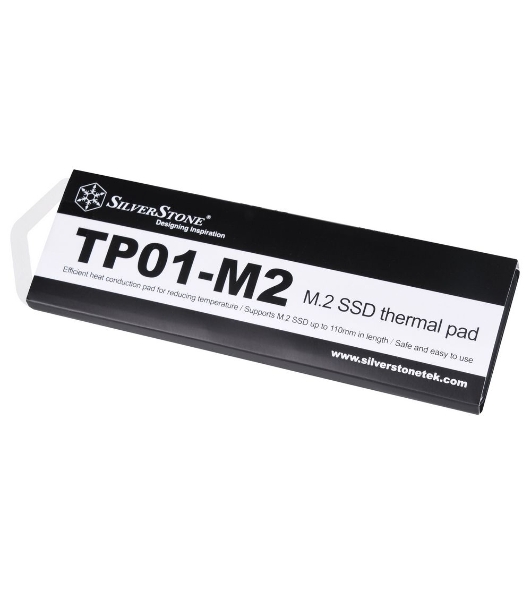 Термопрокладка Silverstone G560TP01M200010 Efficient heat conduction pad for reducing temperature,Supports M.2 SSD up to 110мм in length,Safe and easy to use