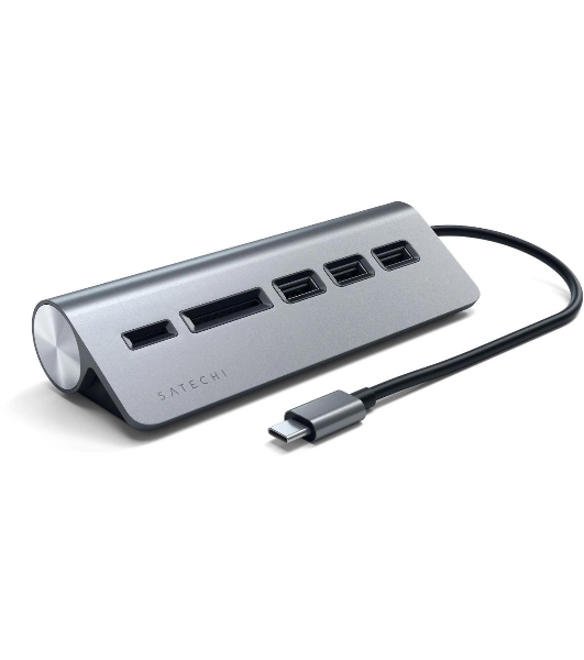 Док-станция Satechi ST-TCHCRM, USB Type-C, USB 3.0/Micro/SD, USB Type-C
