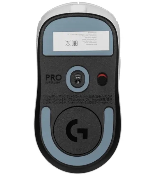 Мышь беспроводная Logitech G PRO X SUPERLIGHT 2 белый, 32000 dpi, радиоканал, USB, кнопки - 5