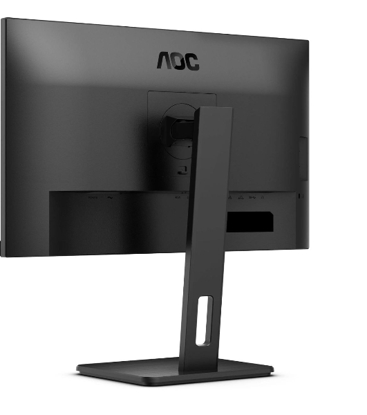 Монитор 27' AOC Q27P3CV IPS 2560x1440, 75 Гц, 4 мс, 16:9, 350 кд/м², 2xHDMI 1.4, DisplayPort 1.2, USB-концентратор (4x USB 3.0), 2.5 Gigabit Ethernet, встроенные динамики, черный