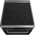 Плита электрическая Maunfeld MEC611CS10TD серебристый, конфорок 4 шт, духовка 59 л, 60 см x 85 см x 63 см, фото6
