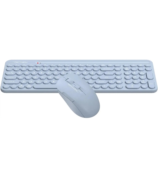 Комплект клавиатура+мышь A4Tech FStyler FG3300 Air2 беспроводной, USB, 2000 DPI, синий