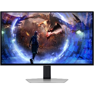 Монитор 27' Samsung Odyssey OLED G6 S27DG600SI OLED 2560x1440, 360 Гц, 0.03 мс, 16:9, 250 кд/м², 2xHDMI 2.1, DP 1.4, 3.5 Jack, USB Hub (2x USB), FreeSync, G-Sync, HDR10, PIP, серебристый