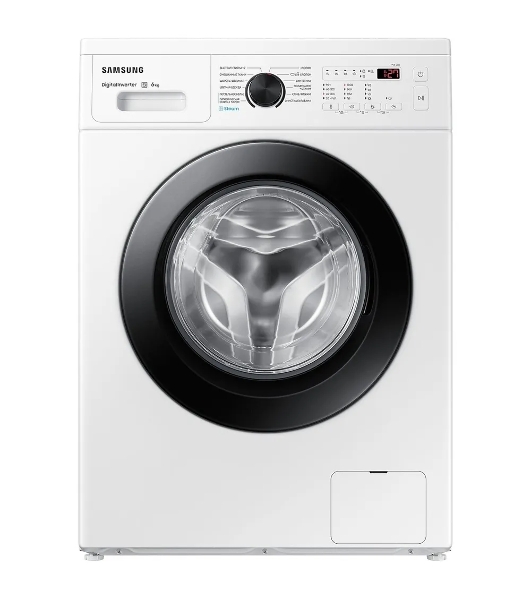 Стиральная машина Samsung WW60AG4S00CE/LD белая, загрузка фронтальная 6 кг, 1000 об/мин., класс: A
