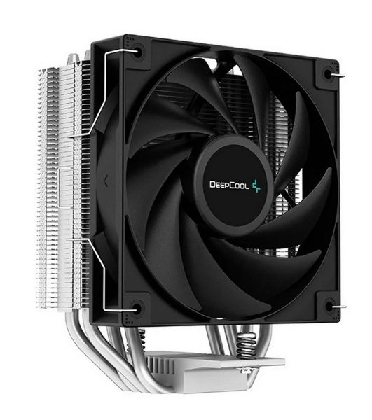 Кулер для процессора DEEPCOOL AG400 черный, 120 мм, алюминий/медь, 2000 об/мин, 31.6 дБ, 4 pin, 220 Вт, 150 мм