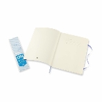 Блокнот Moleskine CLASSIC SOFT QP623B42 XLarge 190х250 мм, 192 страниц, нелинованный, мягкая обложка, голубая гортензия, фото3