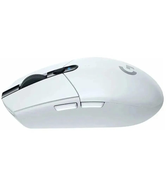 Мышь беспроводная Logitech G304 Lightspeed белый, 12000 dpi, радиоканал, USB, кнопки - 6