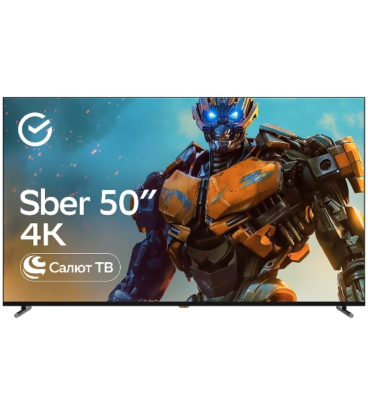 Телевизор Sber 50' SDX-50UQ6032 темно-серый DLED UHD Smart TV SBER