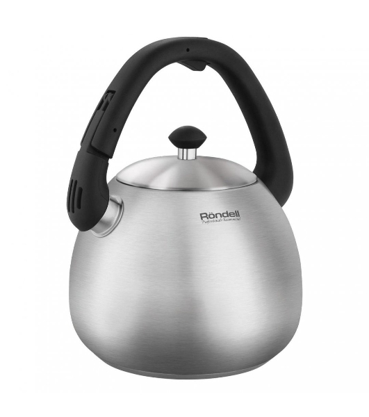Чайник металлический Rondell Esfera RDS-1656, 3л, стальной